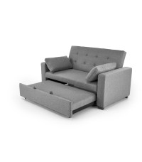 PAULINIO sofa rozkładana, popielaty (2p1szt)