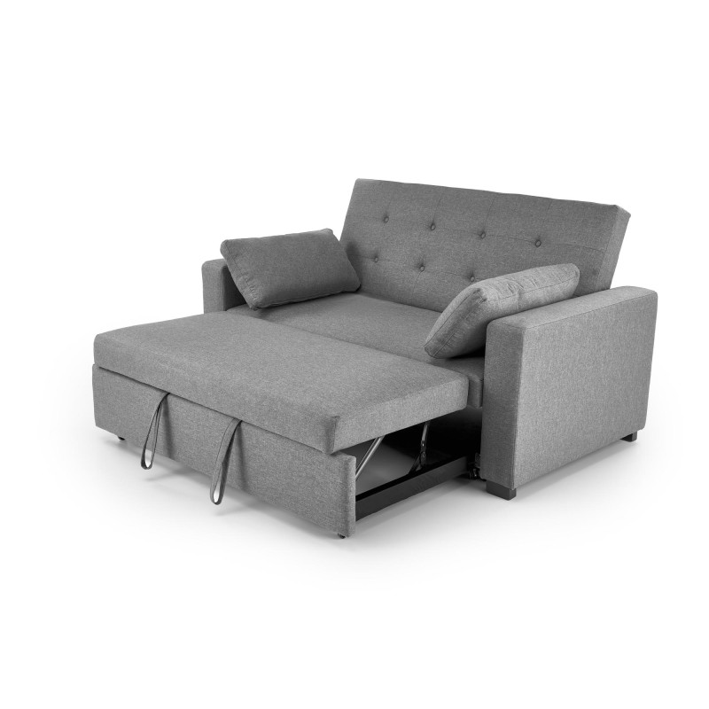 PAULINIO sofa rozkładana, popielaty (2p1szt)