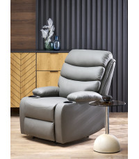 PERUS fotel wypoczynkowy popielaty (1p1szt)