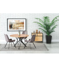 PIXEL2 stół dąb złoty / czarny (2p1szt)