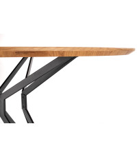 PIXEL2 stół dąb złoty / czarny (2p1szt)