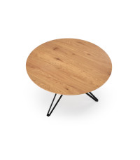 PIXEL2 stół dąb złoty / czarny (2p1szt)