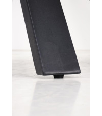 PLATAN stół rozkładany, biały marmur / czarny (2p1szt)