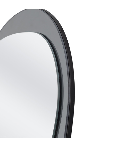 PLAZA lustro ścienne, srebrny / niebieski (1p1szt)