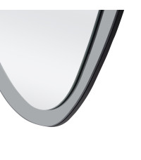 PLAZA lustro ścienne, srebrny / niebieski (1p1szt)