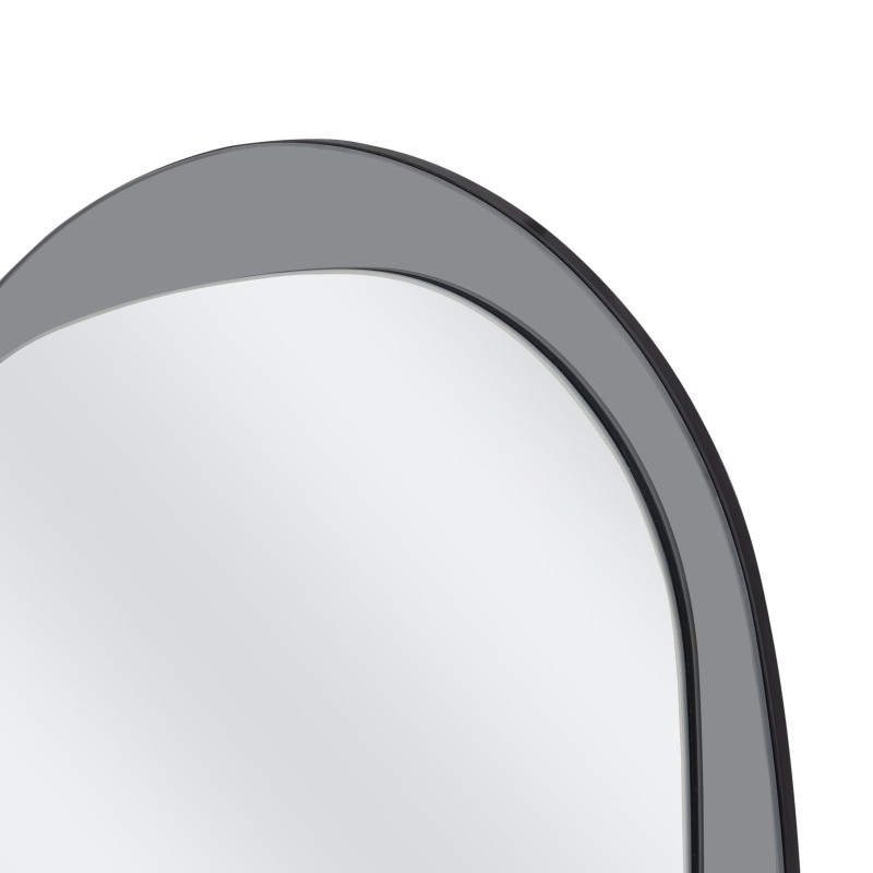 PLAZA lustro ścienne, srebrny / niebieski (1p1szt)