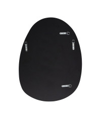 PLAZA lustro ścienne, srebrny / niebieski (1p1szt)