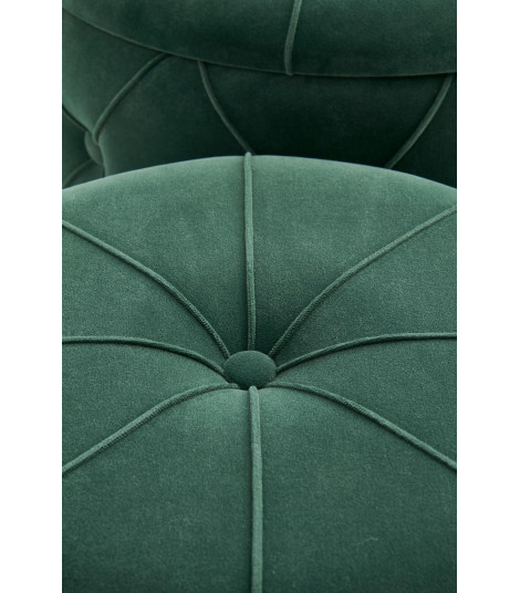 POLLY zestaw 2 puf, ciemny zielony (1p1kpl)