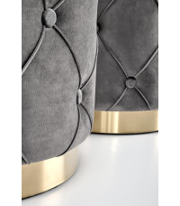 POLLY zestaw 2 puf, popiel (1p1kpl)