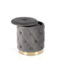 POLLY zestaw 2 puf, popiel (1p1kpl)