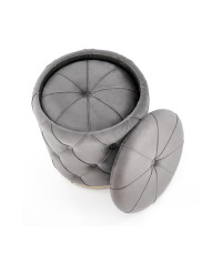 POLLY zestaw 2 puf, popiel (1p1kpl)