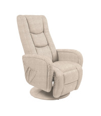 PULSAR 2 recliner z funkcją masażu beżowy
