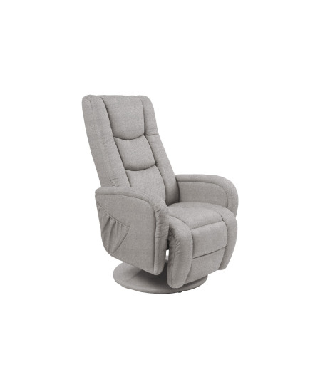 PULSAR 2 recliner z funkcją masażu popielaty