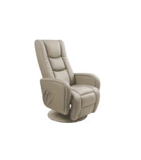 PULSAR recliner z funkcją masażu cappuccino