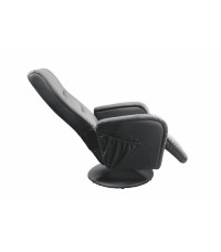 PULSAR recliner z funkcją masażu czarny