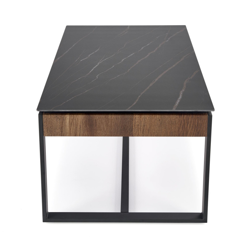 RAMONA ława czarny marmur / orzechowy (1p1szt)