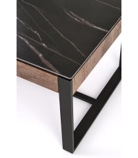 RAMONA ława czarny marmur / orzechowy (1p1szt)