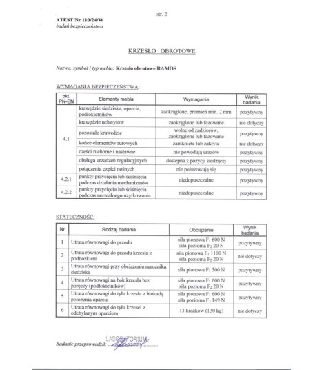 RAMOS fotel gabinetowy czarny (1p1szt)
