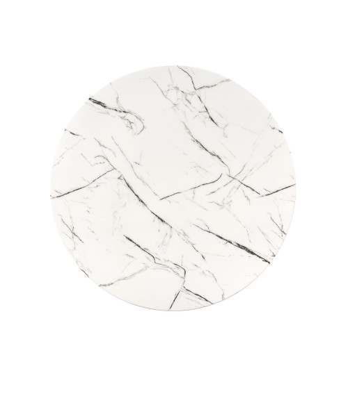 RAYMOND 2 stół, blat - biały marmur, nogi - złoty (2p1szt)