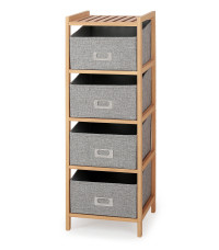 REG10 regał naturalny / popielaty (1p4szt)