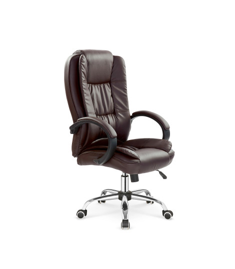 RELAX fotel gabinetowy ciemny brąz