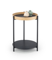 ROLO ława czarny / dąb naturalny (1p1szt)