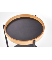 ROLO ława czarny / dąb naturalny (1p1szt)