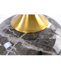 ROSA ława biały marmur / popielaty marmur / złoty (2p1szt)