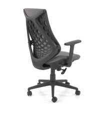 RUBIO fotel gabinetowy popielaty/czarny (1p1szt)