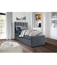 RUSSO 90 cm łóżko popielaty (4p1szt)