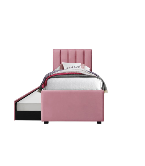 RUSSO 90 cm łóżko różowy (4p1szt)