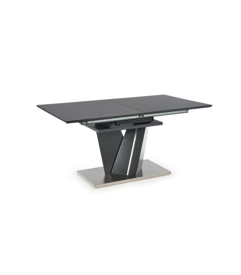 SALVADOR stół rozkładany blat - ciemny popiel, nogi - ciemny popiel (3p1szt)