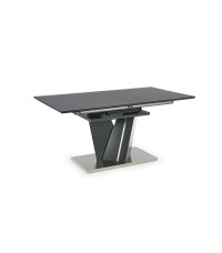 SALVADOR stół rozkładany blat - ciemny popiel, nogi - ciemny popiel (3p1szt)