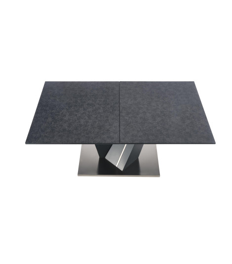 SALVADOR stół rozkładany blat - ciemny popiel, nogi - ciemny popiel (3p1szt)