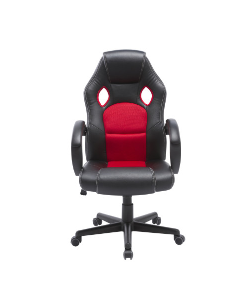 SANDBOX fotel czarno-czerwony