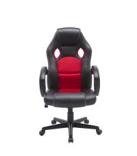 SANDBOX fotel czarno-czerwony