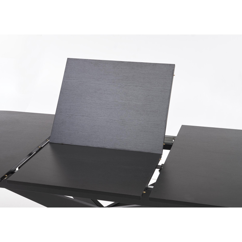 SANDRO stół rozkładany, czarny (2p1szt)