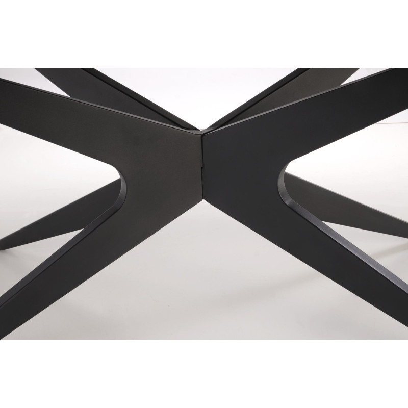 SANDRO stół rozkładany, czarny (2p1szt)