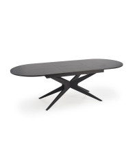 SANDRO stół rozkładany, czarny (2p1szt)