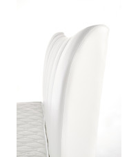 SANDY łóżko tapicerowane biały (2p1szt)