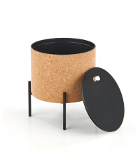 SASHA ława naturalny/czarny (1p1szt)