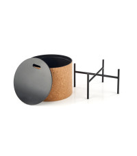 SASHA ława naturalny/czarny (1p1szt)