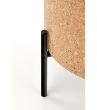 SASHA ława naturalny/czarny (1p1szt)