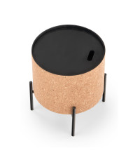 SASHA ława naturalny/czarny (1p1szt)