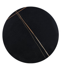 SCALITA ława czarny marmur / czarny/ złoty (2p1szt)