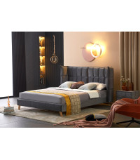 SCANDINO łóżko 160, popielaty (2p1szt)