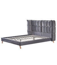 SCANDINO łóżko 160, popielaty (2p1szt)