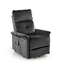 SEMIR 2 fotel wypoczynkowy czarny (2p1szt)