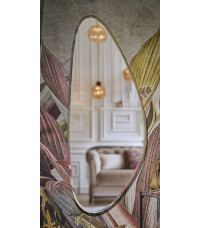 SERENITY lustro ścienne, srebrny (1p1szt)