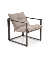 SHARK zestaw ogrodowy ( sofa + fotel 2x + ława ), ciemny brąz / cappuccino (1p1szt)